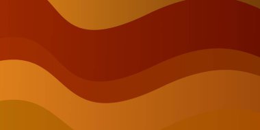 Açık Turuncu vektör arkaplanı ve çizgileri. Soyut ve eğri çizgilerle renkli çizimler. Web siteleri, iniş sayfaları için desen.