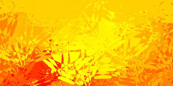 Jasnopomarańczowy Układ Wektora Trójkątnymi Formami Trójkątne Kształty Kolorowym Gradientem Abstrakcyjnym — Wektor stockowy
