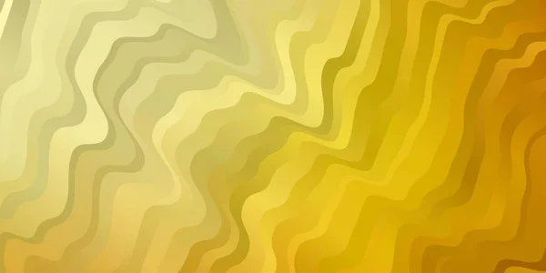 Fond Vectoriel Orange Clair Avec Des Courbes Illustration Colorée Dans — Image vectorielle