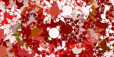 Açık yeşil, sarı arkaplan üçgenli, çizgili. Renkli soyut üçgenli web materyali çizimi. Terfi modelleri.