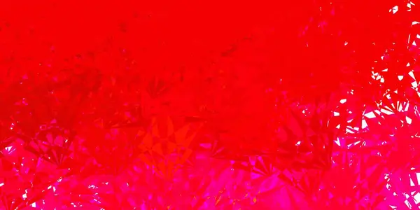 Светло Красный Желтый Векторный Узор Многоугольными Вставками Иллюстрация Абстрактными Красочными — стоковый вектор