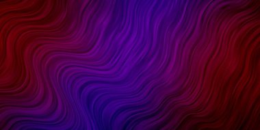 Koyu Mavi, kıvrımlı kırmızı vektör düzeni.