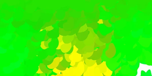 Темно Зелений Червоний Векторний Фон Випадковими Формами Барвисті Абстрактні Форми — стоковий вектор
