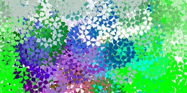 Světle Modrá Vektorová Textura Trojúhelníkovém Stylu Krásná Ilustrace Trojúhelníky Přírodním — Stockový vektor