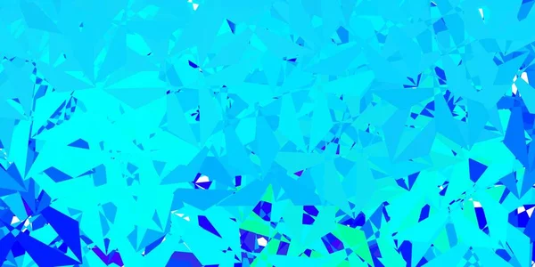 Темно Синий Зеленый Вектор Геометрической Многоугольной Компоновки Иллюстрация Стиле Битого — стоковый вектор