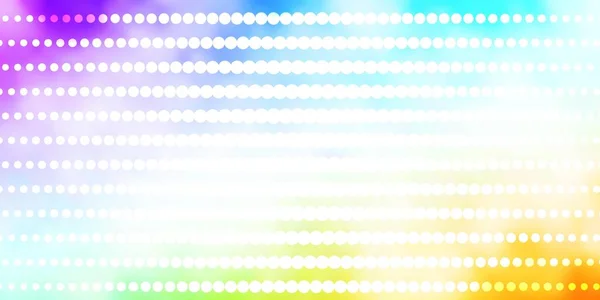Легкая Многоцветная Векторная Текстура Кругами Иллюстрация Набором Ярких Красочных Абстрактных — стоковый вектор