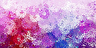 Açık mavi, üçgen şekilli yeşil vektör dokusu. Soyut arkaplanda renkli eğimli üçgenler. Web siteleri için desen.