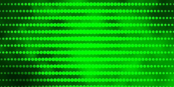 Ljusgrön Vektor Mönster Med Cirklar — Stock vektor
