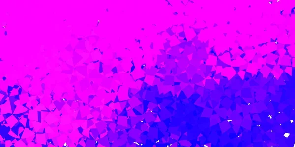 Lichtroze Blauwe Vectorachtergrond Met Veelhoekige Vormen Slimme Abstracte Illustratie Met — Stockvector