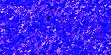 Açık pembe, çokgen şekilli mavi vektör deseni. Renkli soyut üçgenli web materyali çizimi. Duvar kağıtları için desen.