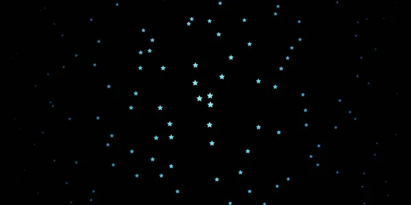 Agencement Vectoriel Bleu Foncé Avec Étoiles Brillantes — Image vectorielle