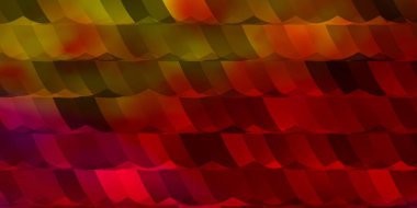 Açık pembe, altıgenli sarı vektör arkaplan. Renkli altıgenli bulanık arkaplan. Marka kitabınız için yeni şablon.