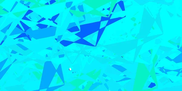 Modèle Vectoriel Bleu Foncé Avec Des Formes Polygonales Illustration Abstraite — Image vectorielle