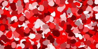 Memphis şekilli açık kırmızı vektör dokusu. Basit bir şekilde gradyan olan renkli soyut biçimler. Duvar kağıdı seti için zarif tasarım.