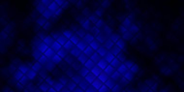 Dikdörtgenli koyu mavi vektör şablonu. Dikdörtgen şekilli yeni soyut illüstrasyon. İş tanıtımınız için tasarım.