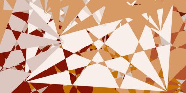 Açık yeşil, sarı vektör arkaplan üçgenli, çizgili. Modern tarzda üçgen şekilli akıllı soyut çizimler. Duvar kağıtlarınız için tasarım.