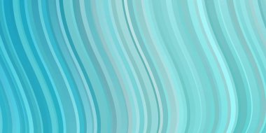 Açık Mavi, kıvrımlı yeşil vektör deseni.