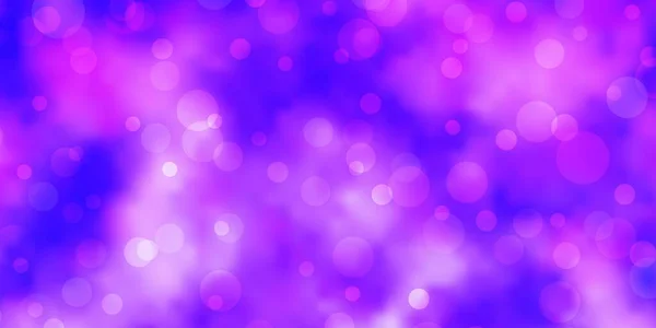 Светло Фиолетовая Векторная Компоновка Кружочками Абстрактные Красочные Диски Простом Градиентном — стоковый вектор