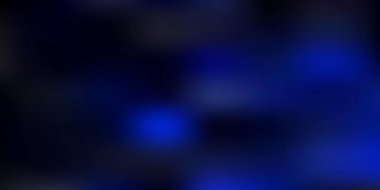 Koyu mavi vektör soyut bulanık şablon. Görüntü stili ve gradyan ile soyut renkli resimleme. İniş sayfaları tasarımı.