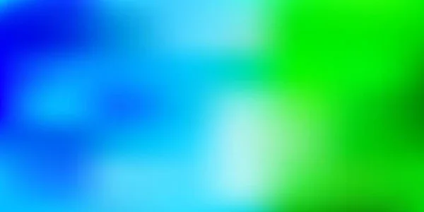 明るい青 緑のベクトルグラデーションの背景をぼかす グラデーションでブラースタイルで抽象カラフルなイラスト Webアプリの壁紙 — ストックベクタ