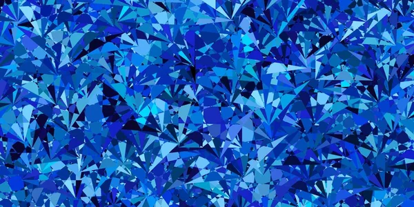 Donkerroze Blauwe Vectorachtergrond Met Driehoeken Lijnen Slimme Abstracte Illustratie Met — Stockvector