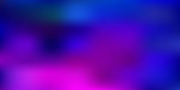 Donkerroze Blauwe Vector Wazig Decor Kleurrijke Gradiënt Abstracte Illustratie Waas — Stockvector