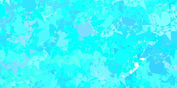 Lichtblauwe Groene Vectorlay Out Met Driehoekvormen Webmateriaal Illustratie Met Kleurrijke — Stockvector