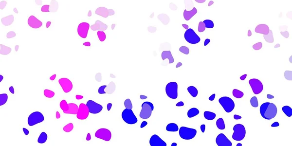 Ανοιχτό Ροζ Μπλε Διανυσματικό Μοτίβο Αφηρημένα Σχήματα Πολύχρωμη Απεικόνιση Απλά — Διανυσματικό Αρχείο