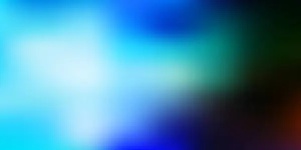 Azul Claro Textura Borrosa Vector Verde Gradiente Abstracto Borroso Ilustración — Vector de stock