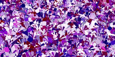 Açık mavi, çokgen şekilli kırmızı vektör deseni. Soyut tarzda, üçgen ve çizgilerle basit bir tasarım. Reklamlarınıza basit bir ekleme..