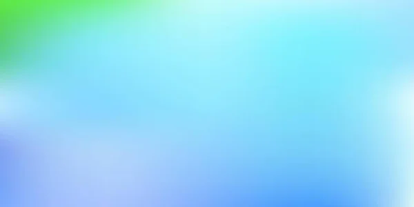 Fond Bleu Clair Dégradé Vectoriel Vert Flou Illustration Colorée Avec — Image vectorielle