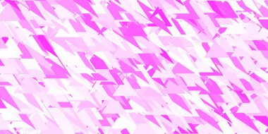 Çokgen şekilli açık pembe vektör deseni. Renkli soyut üçgenli web materyali çizimi. Reklamlar için şablon.