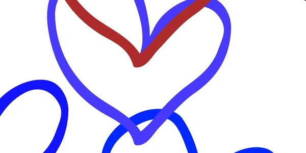 Φωτεινό Πολύχρωμο Διανυσματικό Υπόβαθρο Λαμπερές Καρδιές Όμορφη Έγχρωμη Απεικόνιση Καρδιές — Διανυσματικό Αρχείο