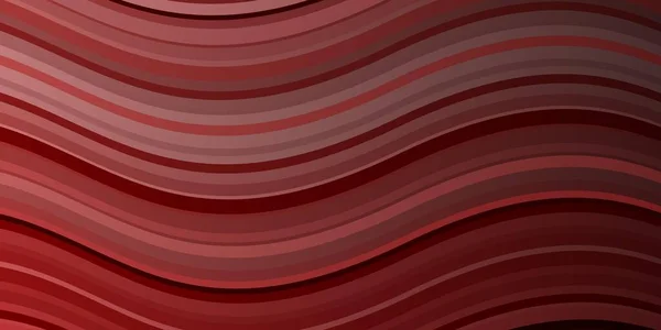 Světle Růžová Červený Vektorový Vzor Křivkami Ilustrace Polotónovém Stylu Křivkami — Stockový vektor