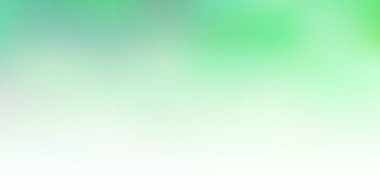 Açık yeşil vektör bulanık şablon. Gradyanı olan modern, zarif bir görüntü. Tasarımlarınız için örnek.