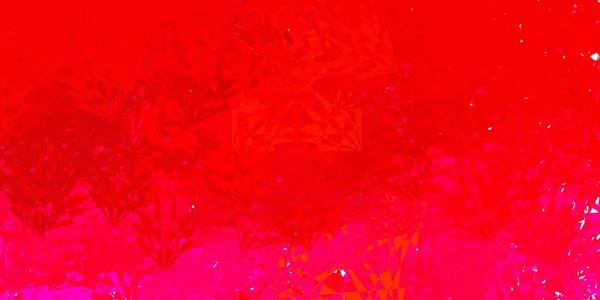 Hellviolette Vektortextur Mit Zufälligen Dreiecken Hervorragende Abstrakte Illustration Mit Farbenfrohen — Stockvektor