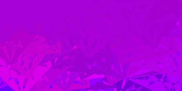 Темно Фиолетовая Векторная Текстура Случайными Треугольниками Выдающаяся Абстрактная Иллюстрация Диапазоном — стоковый вектор