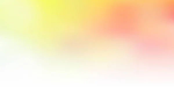 Hellgrüner Gelber Vektor Verschwommener Hintergrund Abstrakte Farbenfrohe Illustration Unscharfen Stil — Stockvektor