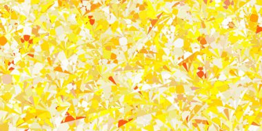 Üçgen şekilli Light Orange vektör şablonu. Soyut tarzda, üçgen ve çizgilerle basit bir tasarım. Duvar kağıtları için desen.