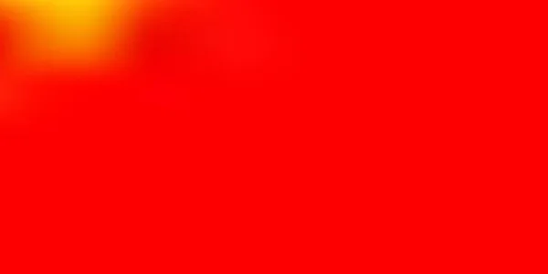 Hellroter Gelber Vektor Verschwimmt Hintergrund Bunte Illustration Mit Farbverlauf Halbton — Stockvektor