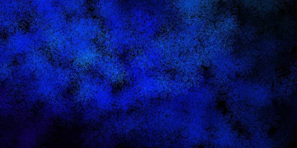 ダークピンク 曲げ線の青いベクトルの背景 心配線で抽象グラデーションイラスト 小冊子やチラシの模様 — ストックベクタ