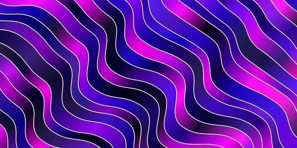 Темно Фиолетовый Вектор Искушают Мокрыми Линиями Красочная Иллюстрация Абстрактном Стиле — стоковый вектор