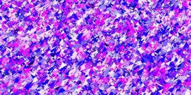 Açık mor, pembe üçgenli vektör arkaplan. Soyut tarzda, üçgen ve çizgilerle basit bir tasarım. Reklamlarınıza basit bir ekleme..