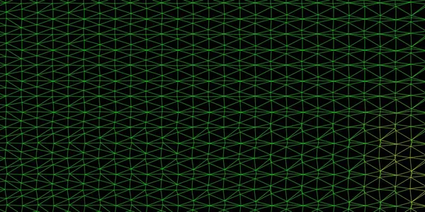 Hellgrünes Gelbes Geometrisches Polygonales Vektordesign Dekorative Bunte Illustration Mit Abstrakten — Stockvektor