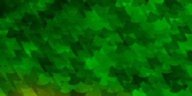 Açık yeşil, dikdörtgenli sarı vektör şablonu. Renkli dikdörtgenlerle soyut gradyan çizimi. Cep telefonları için şablon.