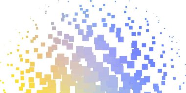 Dikdörtgenli hafif çokrenkli vektör arkaplanı. Dikdörtgenli soyut gradyan çizimi. İş broşürleri, broşürler için desen