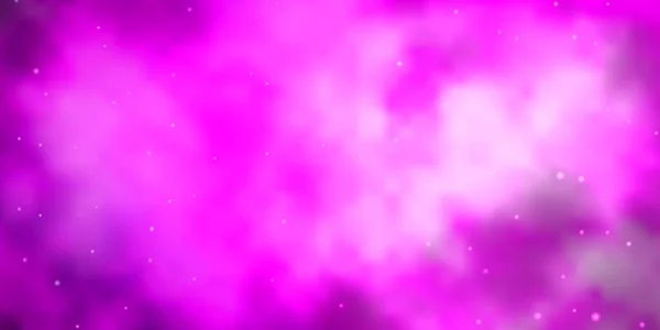 Светло Розовая Векторная Текстура Красивыми Звездами Размытие Декоративный Дизайн Простом — стоковый вектор