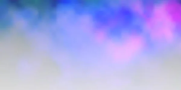 Donker Roze Blauwe Vectorsjabloon Met Lucht Wolken Abstracte Illustratie Met — Stockvector