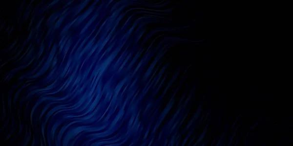 Plantilla Vectorial Azul Oscuro Con Líneas Ilustración Brillante Con Arcos — Vector de stock