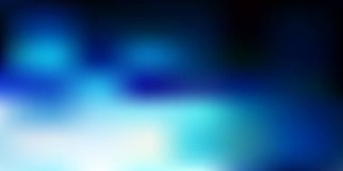 Koyu mavi vektör arkaplanı bulanıklaştırdı. Bulanık gradyan ile soyut renkli çizim. Uygulamalar için tasarımınız.